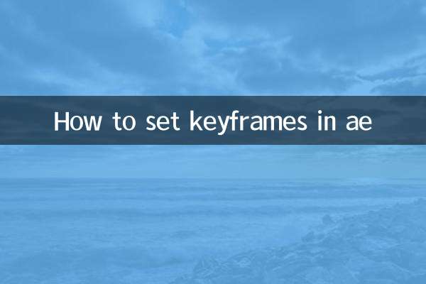 كيفية ضبط الإطارات الرئيسية في ae