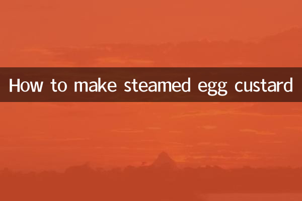 उबले हुए अंडे का कस्टर्ड कैसे बनाएं