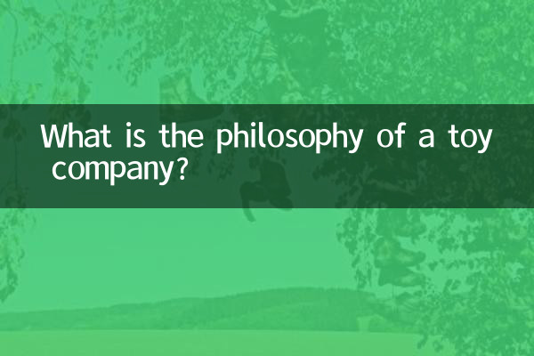 Qual è la filosofia di un'azienda di giocattoli?