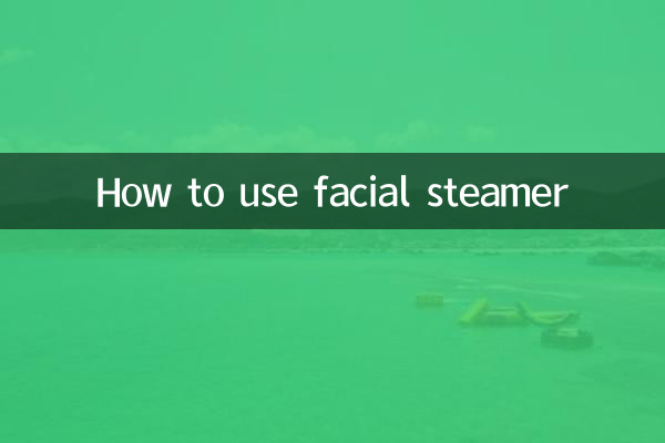 फेशियल स्टीमर का उपयोग कैसे करें