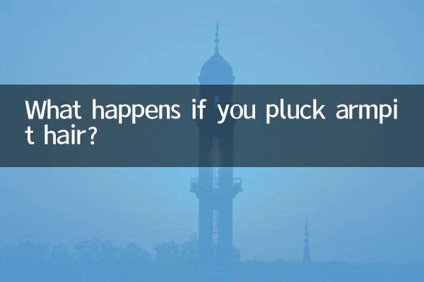 Cosa succede se ti strappi i peli delle ascelle?
