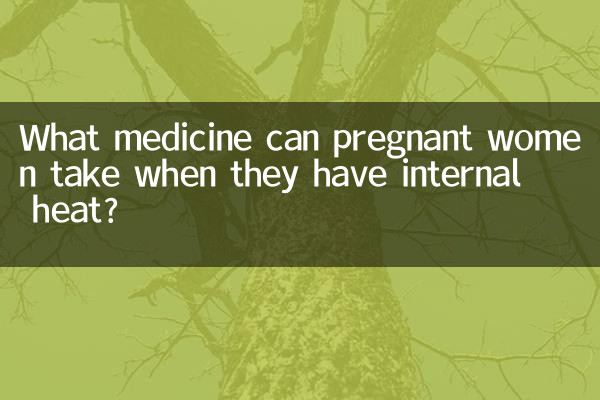 ¿Qué medicamento pueden tomar las mujeres embarazadas cuando tienen calor interno?