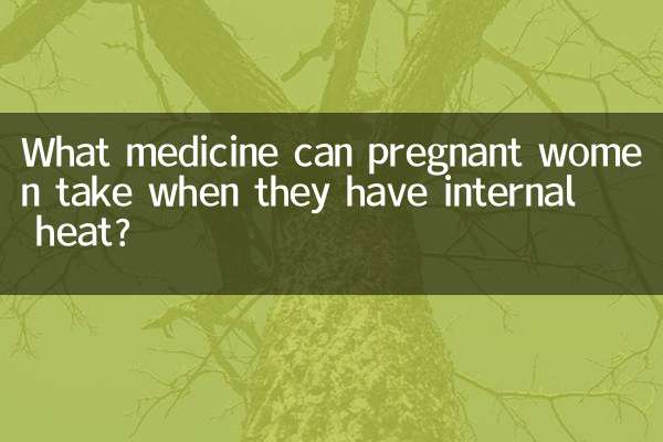 ¿Qué medicamento pueden tomar las mujeres embarazadas cuando tienen calor interno?