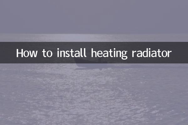 Como instalar um radiador de aquecimento