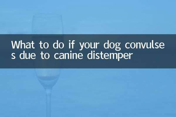 What to do if your dog convulses due to canine distemper