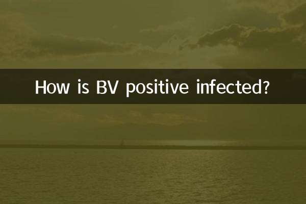 Comment la BV positive est-elle infectée ?