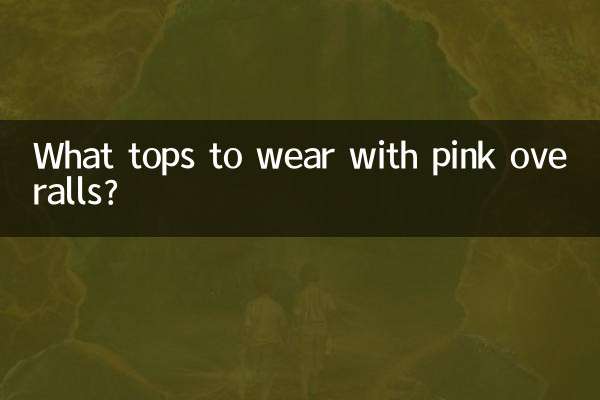 ピンクのオーバーオールに合うトップスは何ですか?