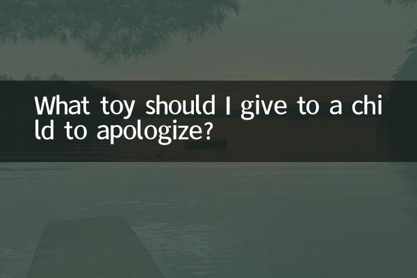 ক্ষমা চাওয়ার জন্য একটি শিশুকে কি খেলনা দেওয়া উচিত?