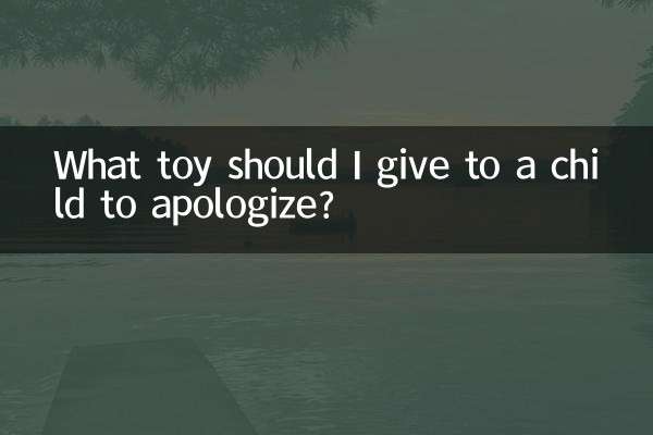 معافی مانگنے کے لئے مجھے کسی بچے کو کون سا کھلونا دینا چاہئے؟