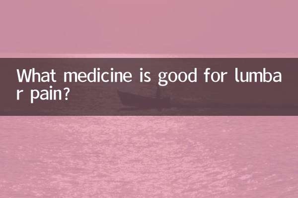 Qual remédio é bom para dores lombares?