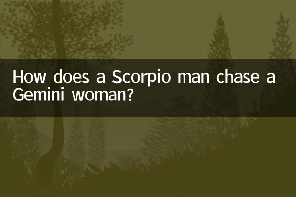 전갈자리 남자는 쌍둥이자리 여자를 어떻게 쫓나요?