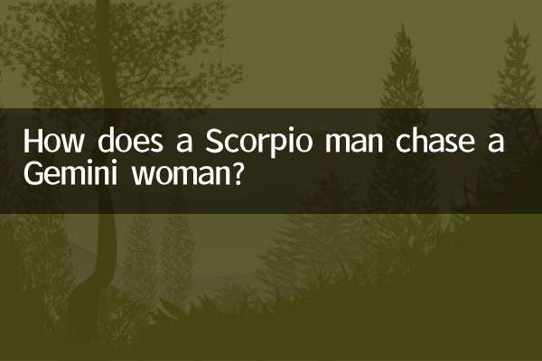 전갈자리 남자는 쌍둥이자리 여자를 어떻게 쫓나요?