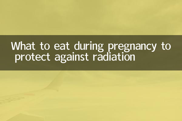 Qué comer durante el embarazo para protegerse de la radiación