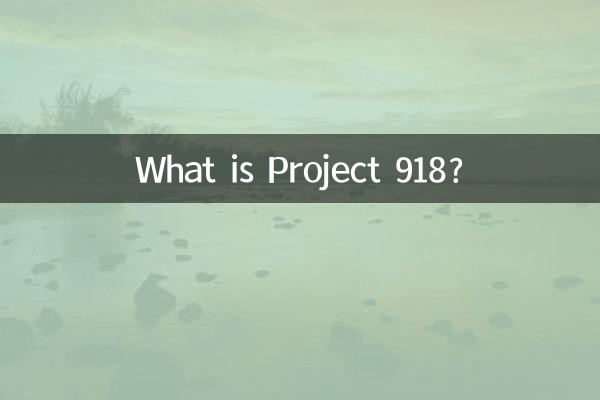 Что такое Проект 918?