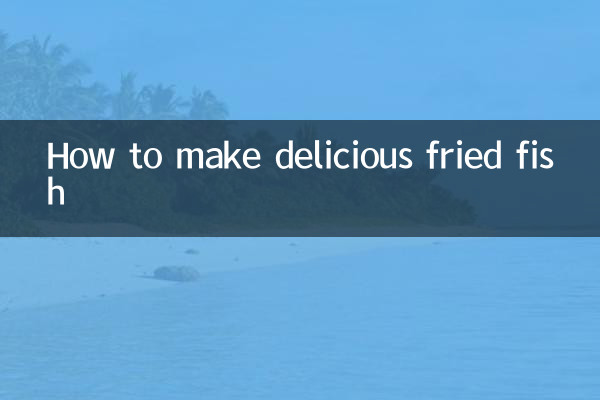 Come preparare una deliziosa frittura di pesce