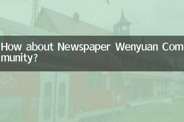 Que diriez-vous du journal Wenyuan Community ?