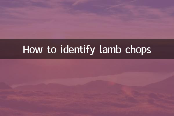 Como identificar costeletas de cordeiro