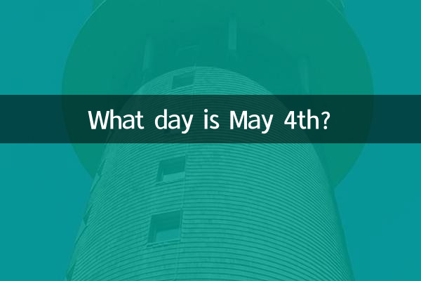 ¿Qué día es el 4 de mayo?