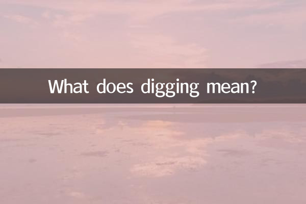 ¿Qué significa cavar?