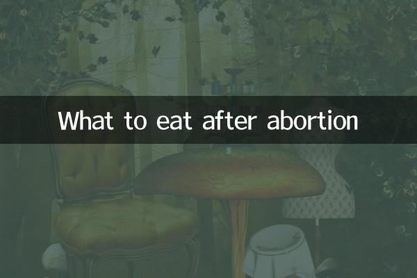 O que comer depois do aborto