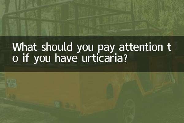 得了蕁麻疹應注意什麼