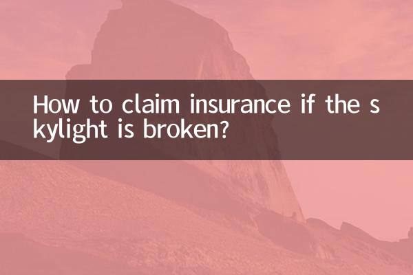 ¿Cómo reclamar el seguro si se rompe el tragaluz?