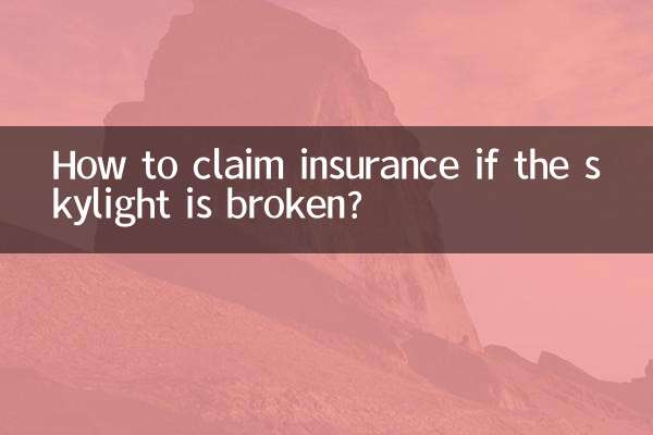 ¿Cómo reclamar el seguro si se rompe el tragaluz?
