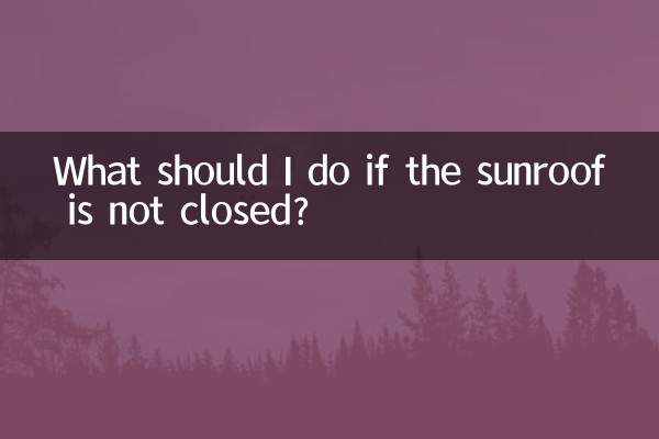 O que devo fazer se o teto solar não estiver fechado?