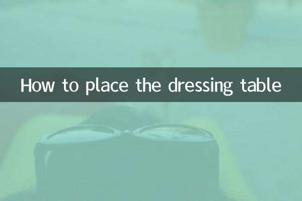 Come posizionare la toletta