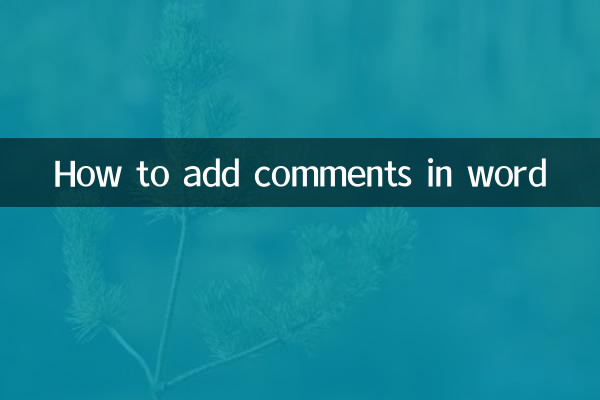 كيفية إضافة تعليقات في كلمة