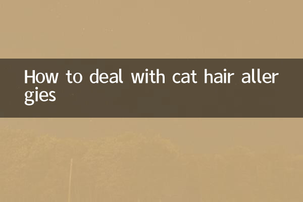 كيفية التعامل مع حساسية شعر القطط