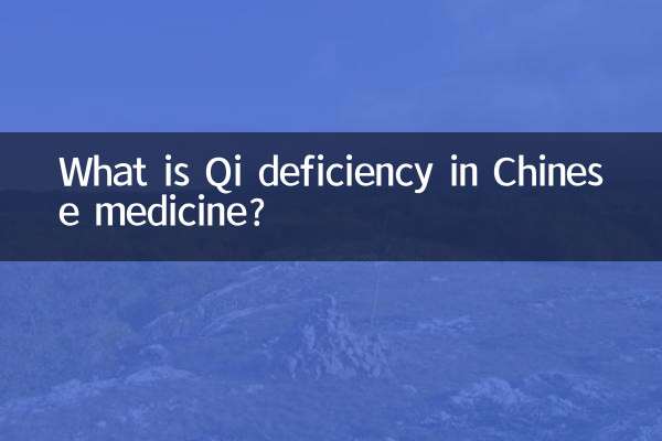 Was ist Qi-Mangel in der chinesischen Medizin?