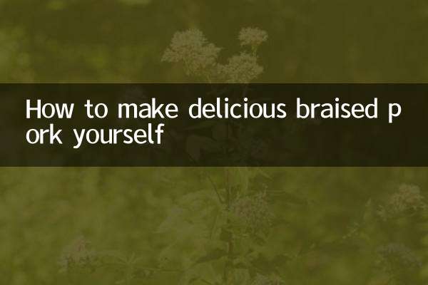 自己卤肉怎么做好吃