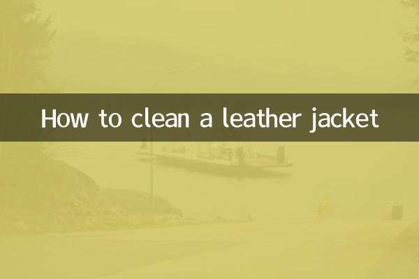 কিভাবে একটি চামড়া জ্যাকেট পরিষ্কার