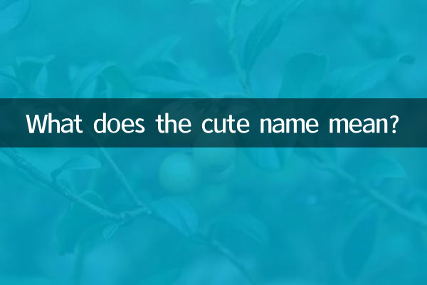 Que signifie ce joli nom ?