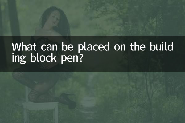 Cosa si può posizionare sulla penna per costruzioni?