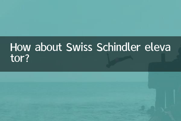 Wie wäre es mit dem Schweizer Schindler-Aufzug?