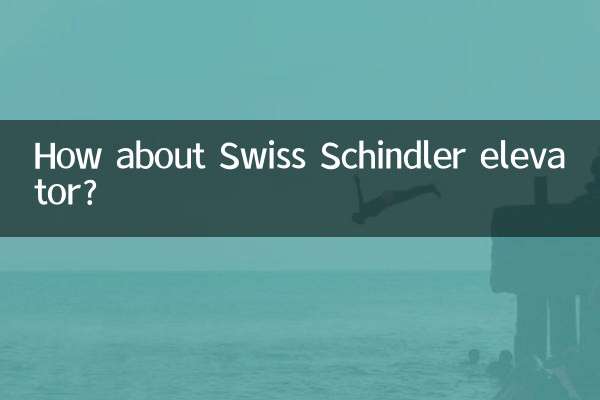 Wie wäre es mit dem Schweizer Schindler-Aufzug?