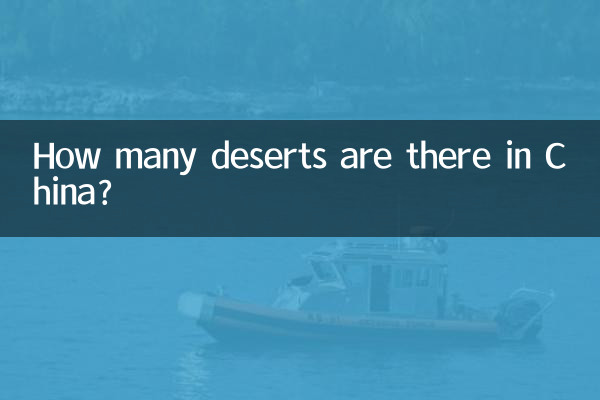 How many deserts are there in China?