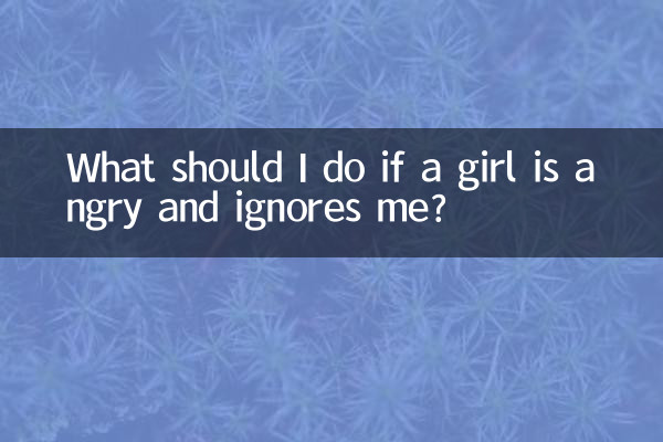 Cosa devo fare se una ragazza è arrabbiata e mi ignora?