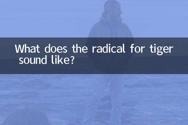 Wie klingt das Radikal für Tiger?