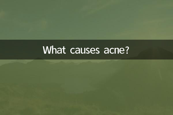 Quelles sont les causes de l’acné ?