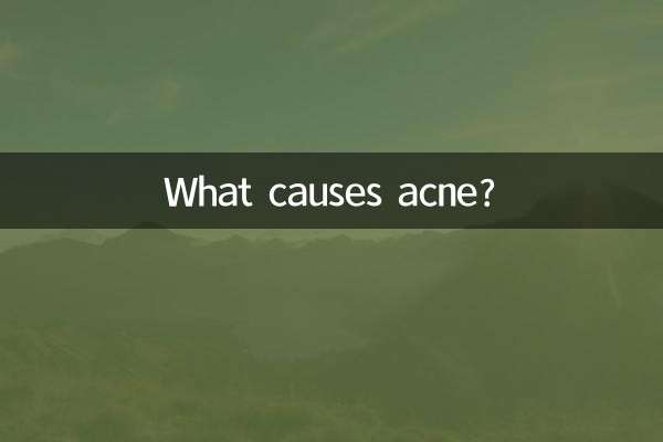 O que causa acne?