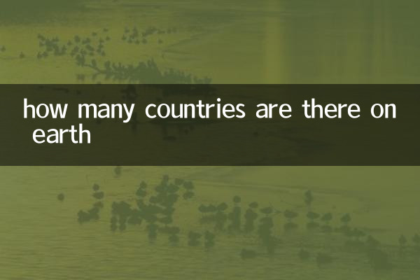 cuantos paises hay en la tierra