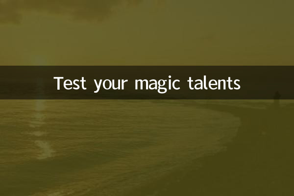 Teste seus talentos mágicos