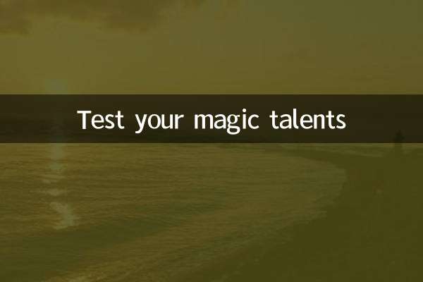 Teste seus talentos mágicos