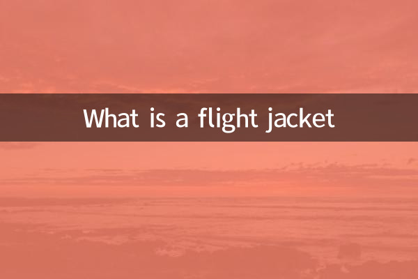 Что такое летная куртка