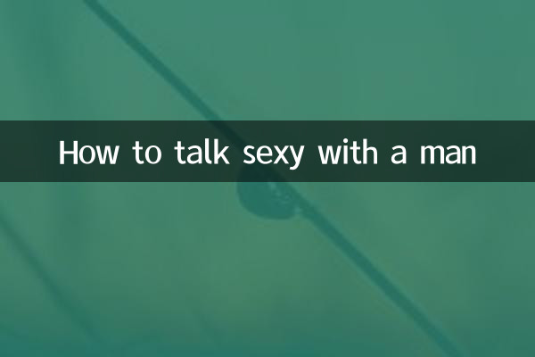Como falar sexy com um homem