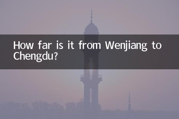 Wie weit ist es von Wenjiang nach Chengdu?