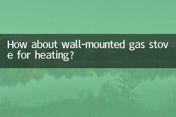 গরম করার জন্য দেয়াল-মাউন্ট করা গ্যাসের চুলা কেমন হবে?